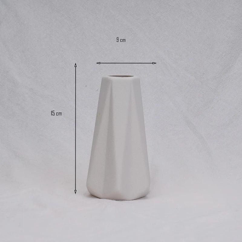Speckled Tapered Ceramic Vase