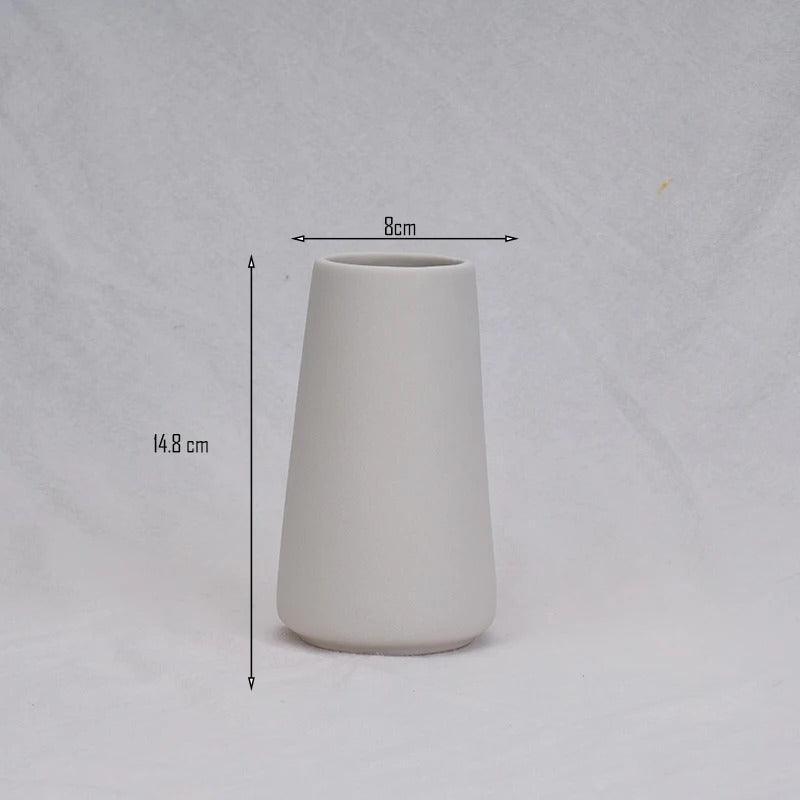 Speckled Tapered Ceramic Vase