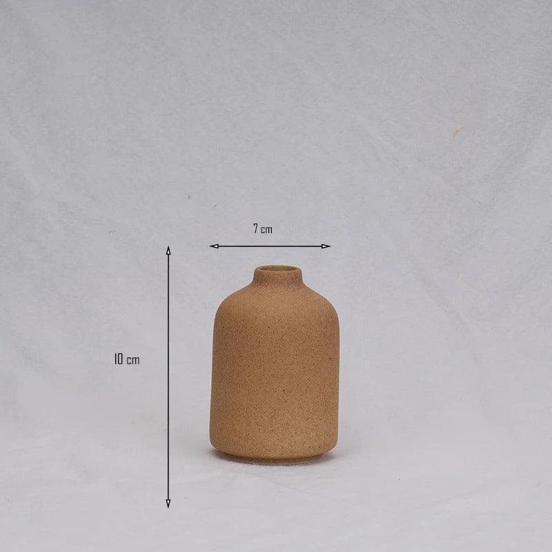 Speckled Tapered Ceramic Vase