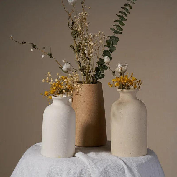 Speckled Tapered Ceramic Vase