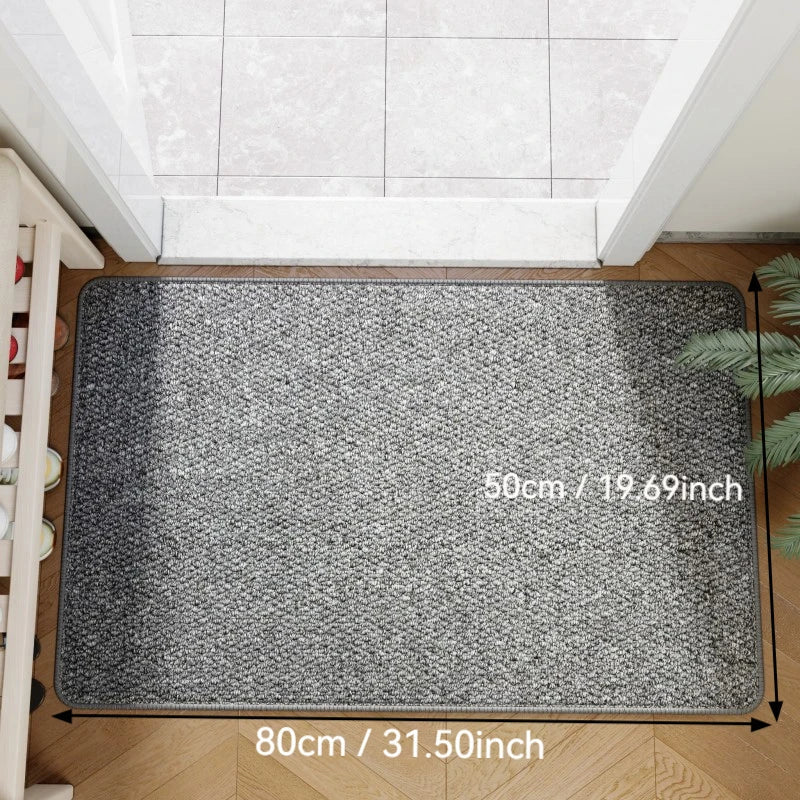 Natural Faux-Jute Non-Slip Woven Doormat