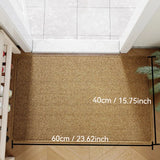Natural Faux-Jute Non-Slip Woven Doormat