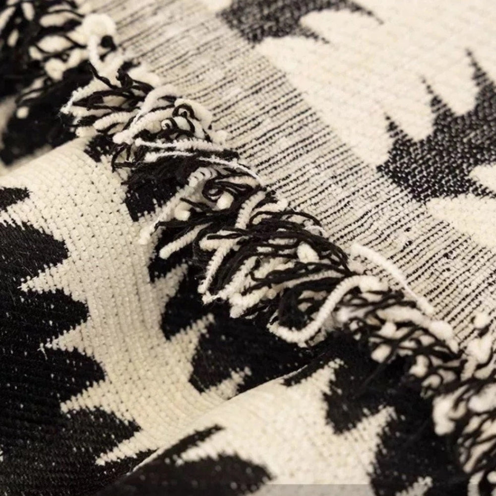 Soft Tufted Plush Velvet Couch Throw
