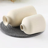 Speckled Ceramic Vase Trio