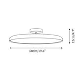Cavelo Oval Semi-Flush Ceiling Light