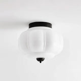 Elyra Green Glass Ceiling Lamp