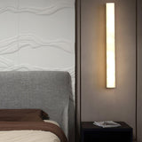 Isen Linear Brass Alabaster Wall Lamp
