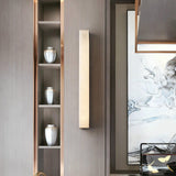 Kristy Linear Brass  Alabaster Wall Lamp