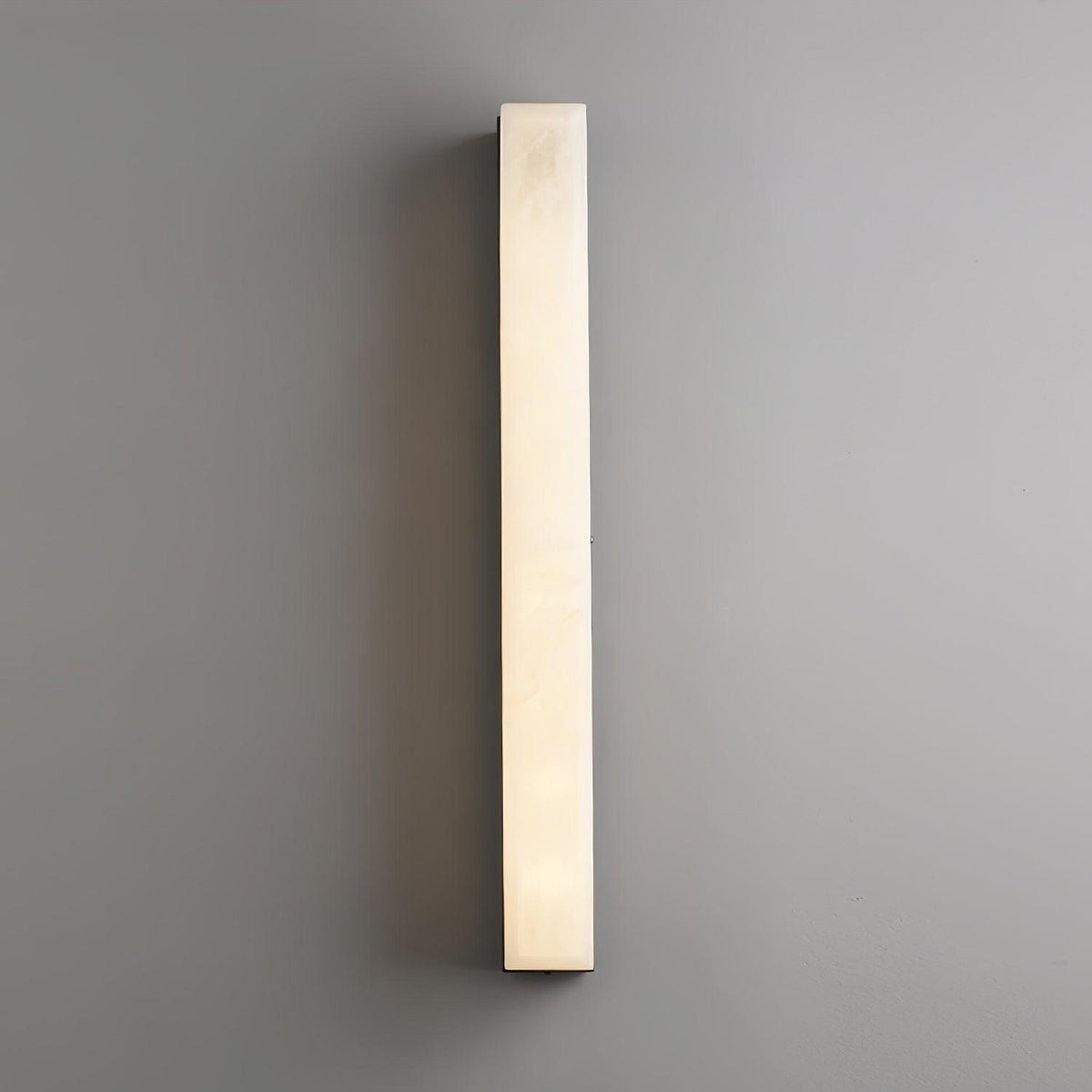 Kristy Linear Brass  Alabaster Wall Lamp