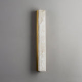 Isen Linear Brass Alabaster Wall Lamp