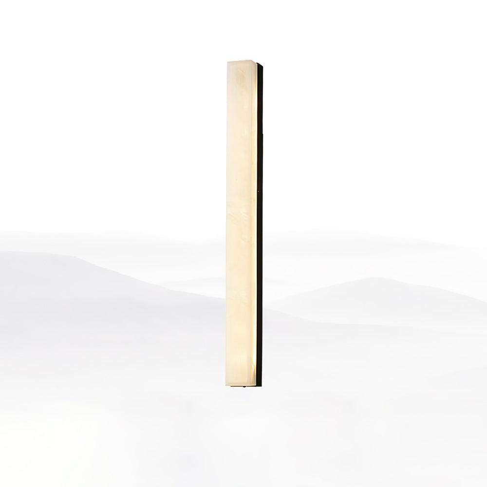 Kristy Linear Brass  Alabaster Wall Lamp