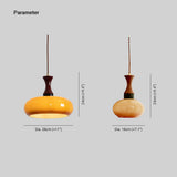 Arisha Vintage LED Glass Pendant Light Living Room