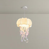 Jellyfish Pendant Light with Iridescent Ribbons