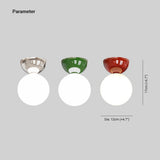 Valentina Modern Flush Mount Ceiling Light Metal Glass Bedroom