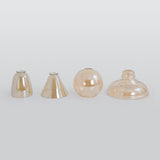 June Industrial Glass Pendant Light Clear/Amber/Smoke Grey