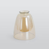 June Industrial Glass Pendant Light Clear/Amber/Smoke Grey