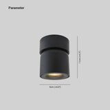 Kilo Spotlight Modern LED Flush Mount Ceiling Light, Black/White