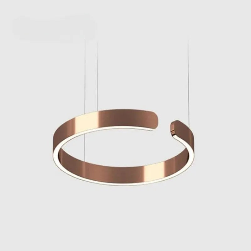 Arisha Luxury Minimalist LED Ring Pendant Light