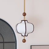 Aura Pendant Light Lantern Fabric