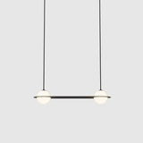 Selan Black Glass Pendant Lamp