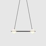 Selan Black Glass Pendant Lamp