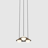 Selan Black Glass Pendant Lamp