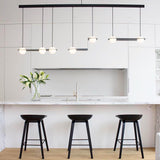 Selan Black Glass Pendant Lamp