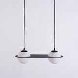 Selan Black Glass Pendant Lamp