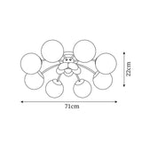 Blossura Pink Petal Ceiling Light