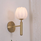 Ralin Alabaster Flowers Wall Lamp