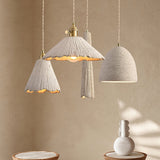 Kirae Textured Pendant Lights Cement