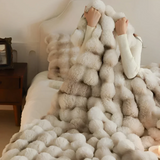 Comfortably Soft Ribbed Fleece Blanket