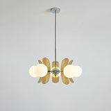 Ulano Chandelier Brown &Orange