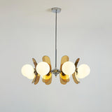 Ulano Chandelier Brown &Orange