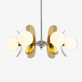 Ulano Chandelier Brown &Orange