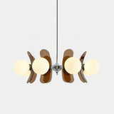 Ulano Chandelier Brown &Orange