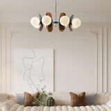 Ulano Chandelier Brown &Orange