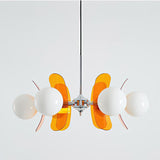 Ulano Chandelier Brown &Orange