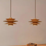Axis Mid Century Walnut Pendant Light