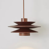 Axis Mid Century Walnut Pendant Light