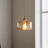 Amberlyn Vintage Amber Glass Pendant Light