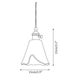 Amberlyn Vintage Amber Glass Pendant Light