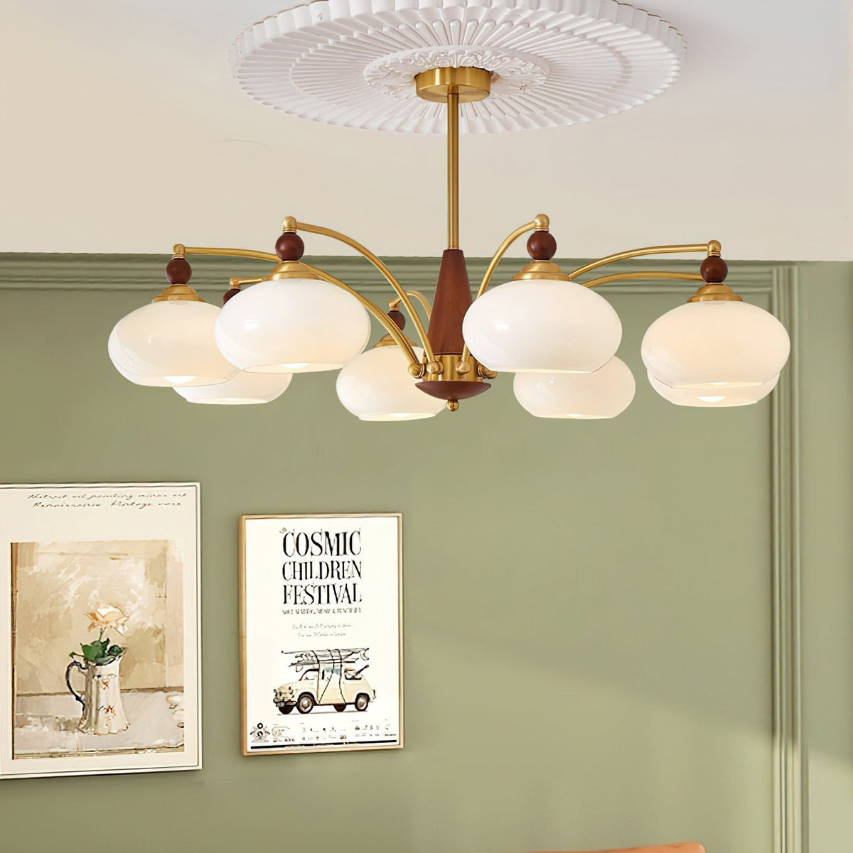 Charlotte Retro Chandelier Cluster