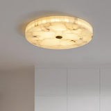 Delya Round Alabaster Ceiling Lamp