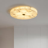 Delya Round Alabaster Ceiling Lamp
