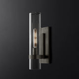 Enya Glass Cylinder Modern Wall Light