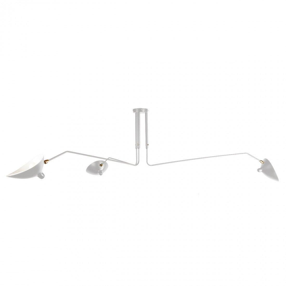 Jaler Industry Three Arm Ceiling Light