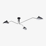 Jaler Industry Three Arm Ceiling Light