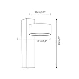 Ritta  Wall Light Travertine Wood