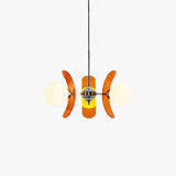 Ulano Chandelier Brown &Orange